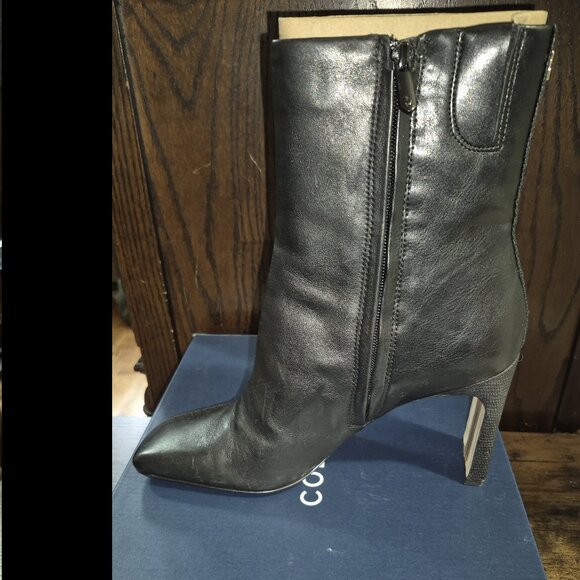 Sam Edelman Anika Black Leather booties sz 9 - Picture 5 of 13